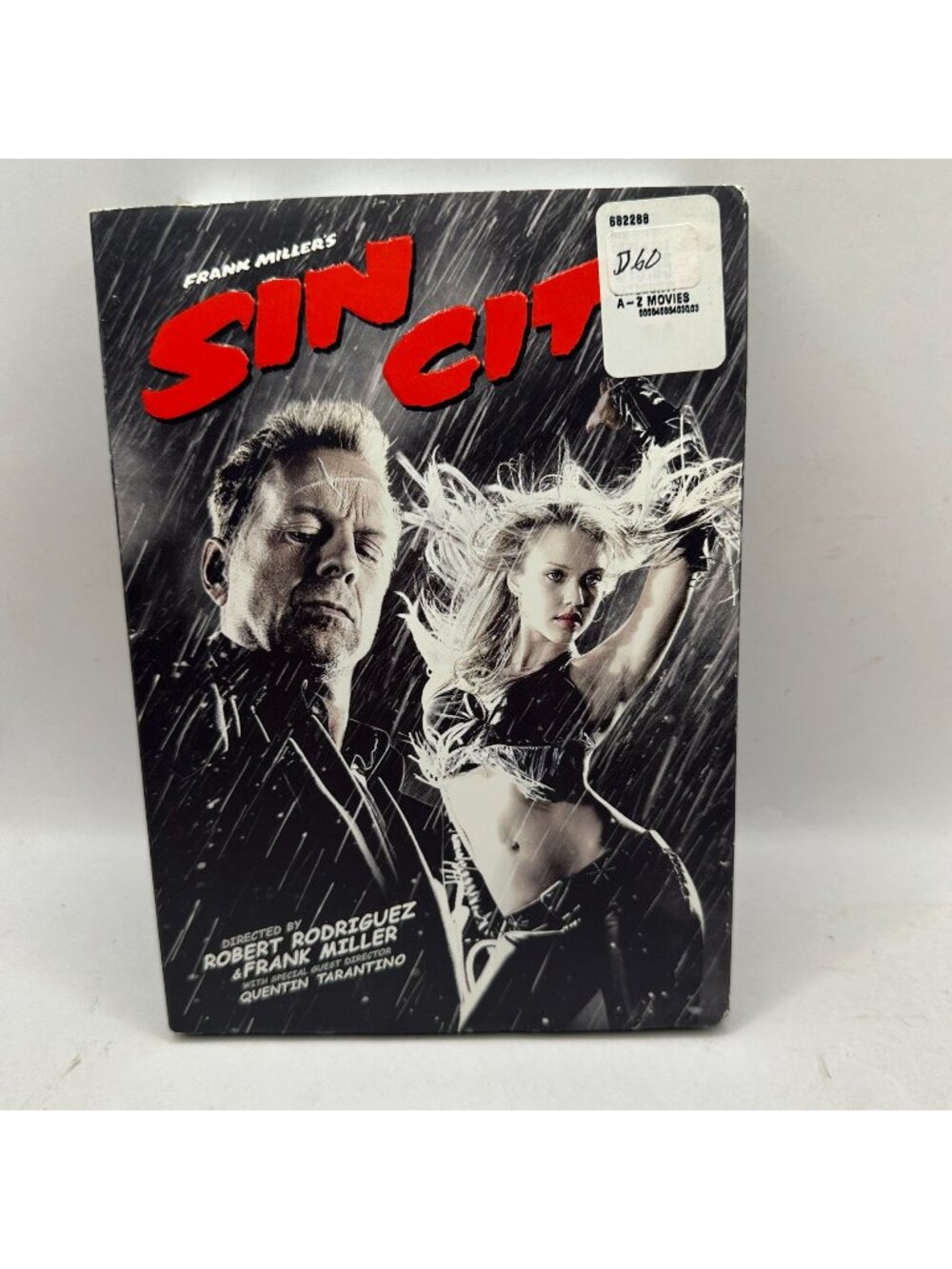 Frank Miller Sin City DVD R 2005 Bruce Willis Robert Rodriguez Quentin Tarantino